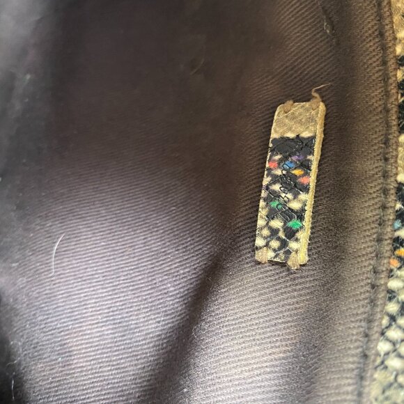 Madewell Zip-Top Transport Crossbody Snake Leather - Picture 3 of 3